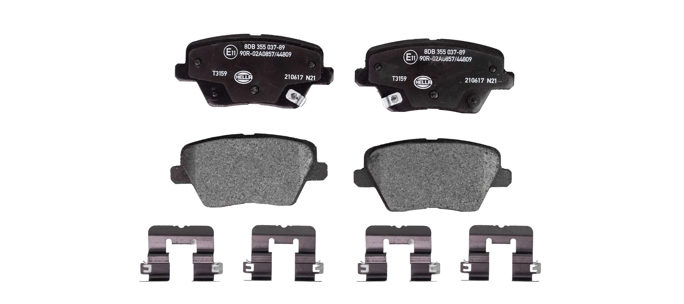  Sapatas do freio traseiras de disco Hyundai I30 hatchback (PD) (2016 - 2026) 