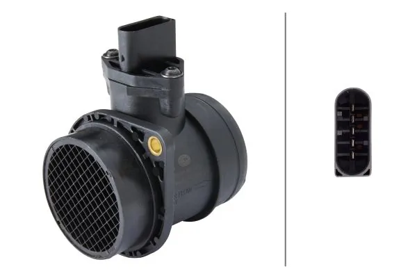 8ET009149041 HELLA Sensor de fluxo (consumo) de ar, medidor de consumo M.A.F. - (Mass Airflow)