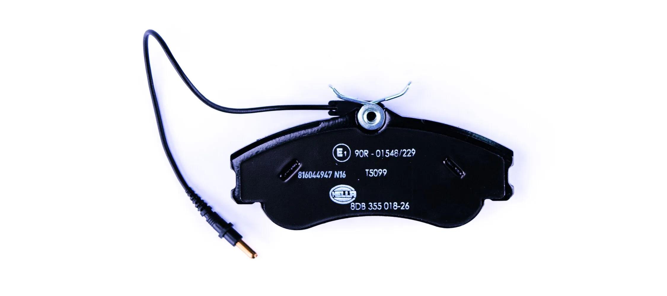8DB355018261 HELLA Sapatas do freio dianteiras de disco