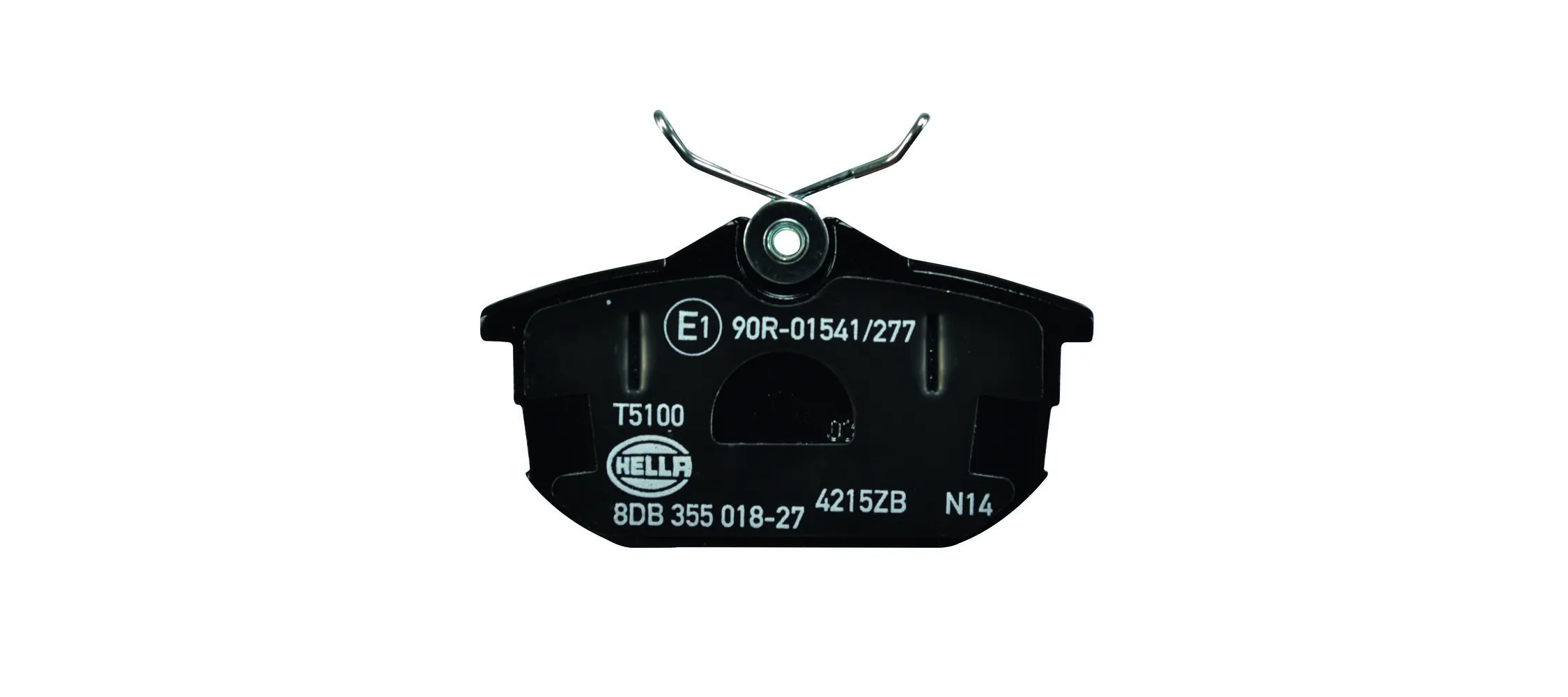 8DB355018271 HELLA Sapatas do freio traseiras de disco