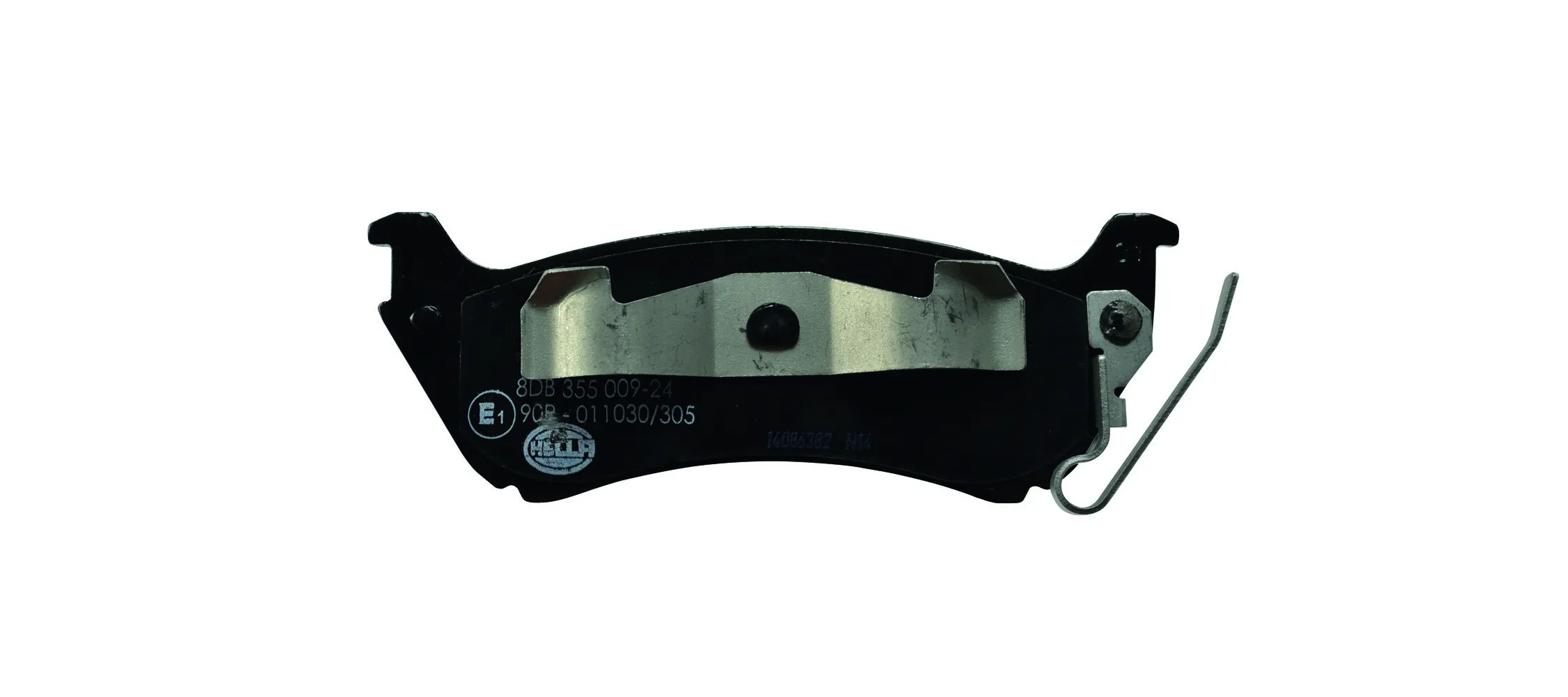 8DB355009241 HELLA Sapatas do freio traseiras de disco
