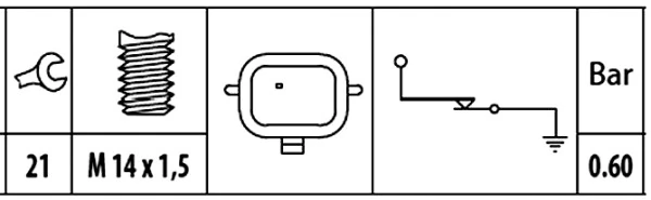 Compre Sensor de pressão de óleo Renault Scenic 