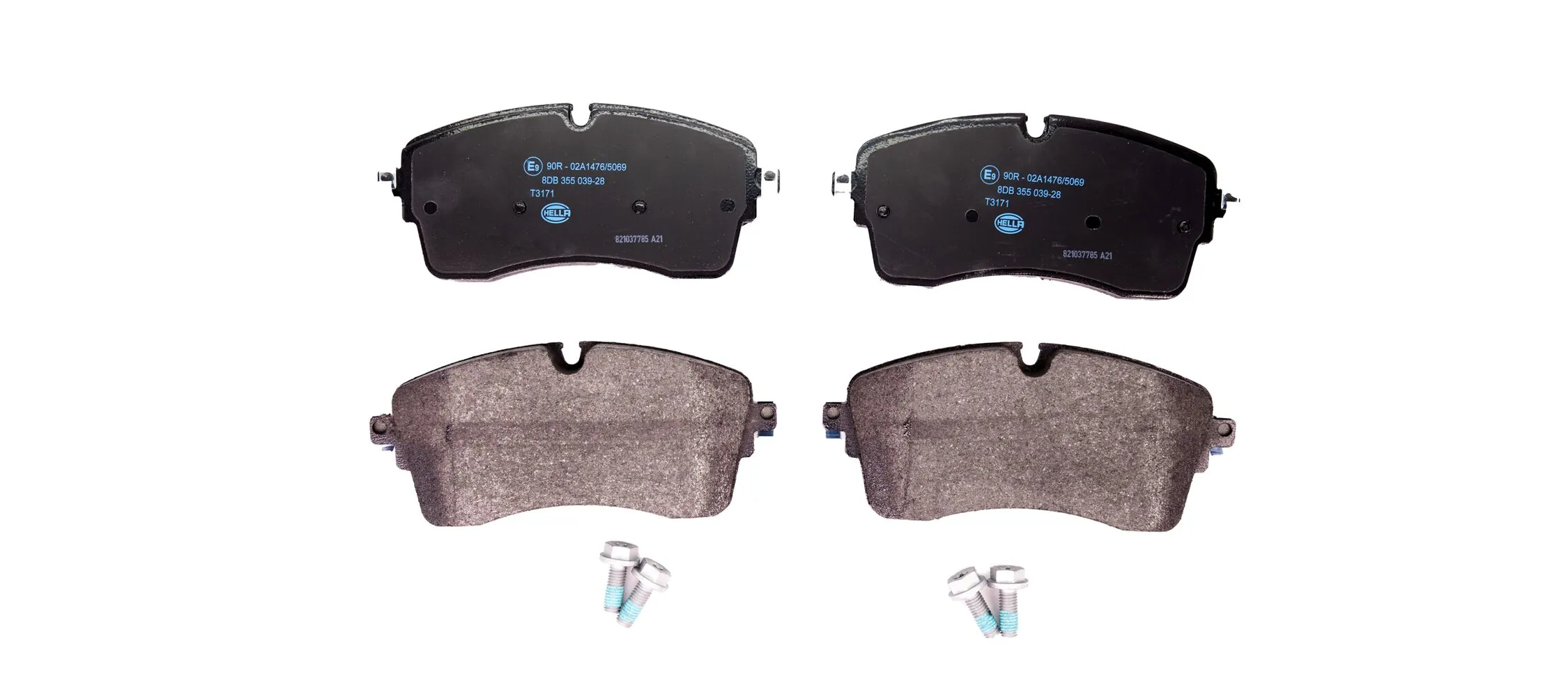  Sapatas do freio dianteiras de disco Land Rover Range Rover EVOQUE SUV (L551) (2018 - 2026) EVOQUE