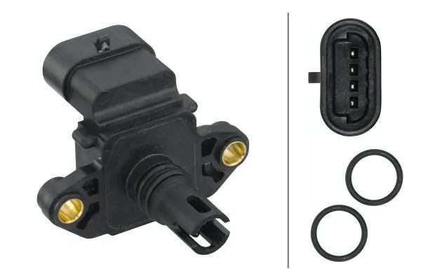 6PP009400581 HELLA Sensor de pressão no coletor de admissão, MAP