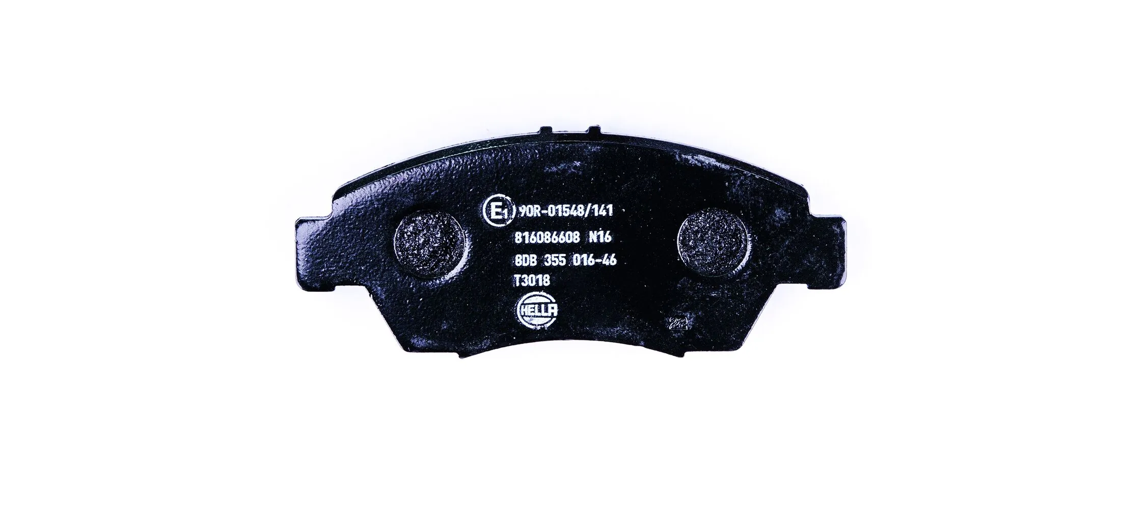 8DB355016461 HELLA Sapatas do freio dianteiras de disco