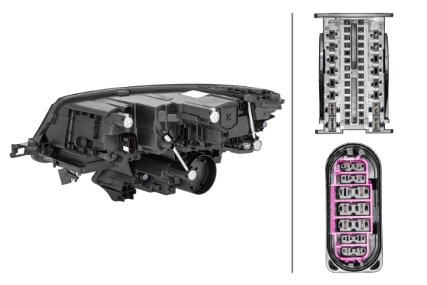 Luz direita para Skoda Kodiaq I NS6, NS7, NV7