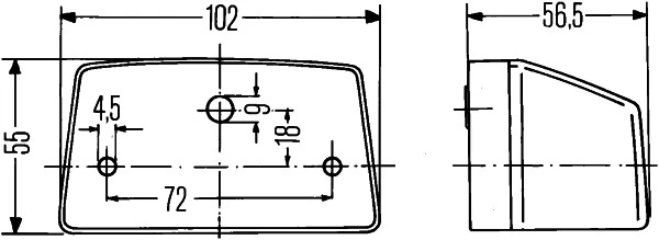 Lanterna da luz de fundo de matrícula traseira Monark 98254161 preço, a partir de 15,22 USD