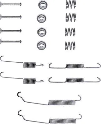  Kit de montagem das sapatas traseiras de tambor Renault 21 sedan (L48) (1986 - 1994) 
