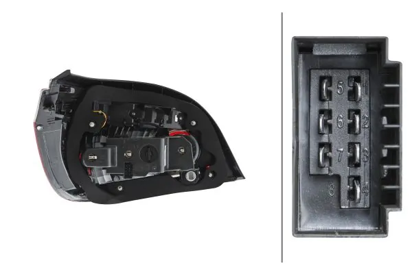 Lanterna traseira direita para BMW 5  E60
