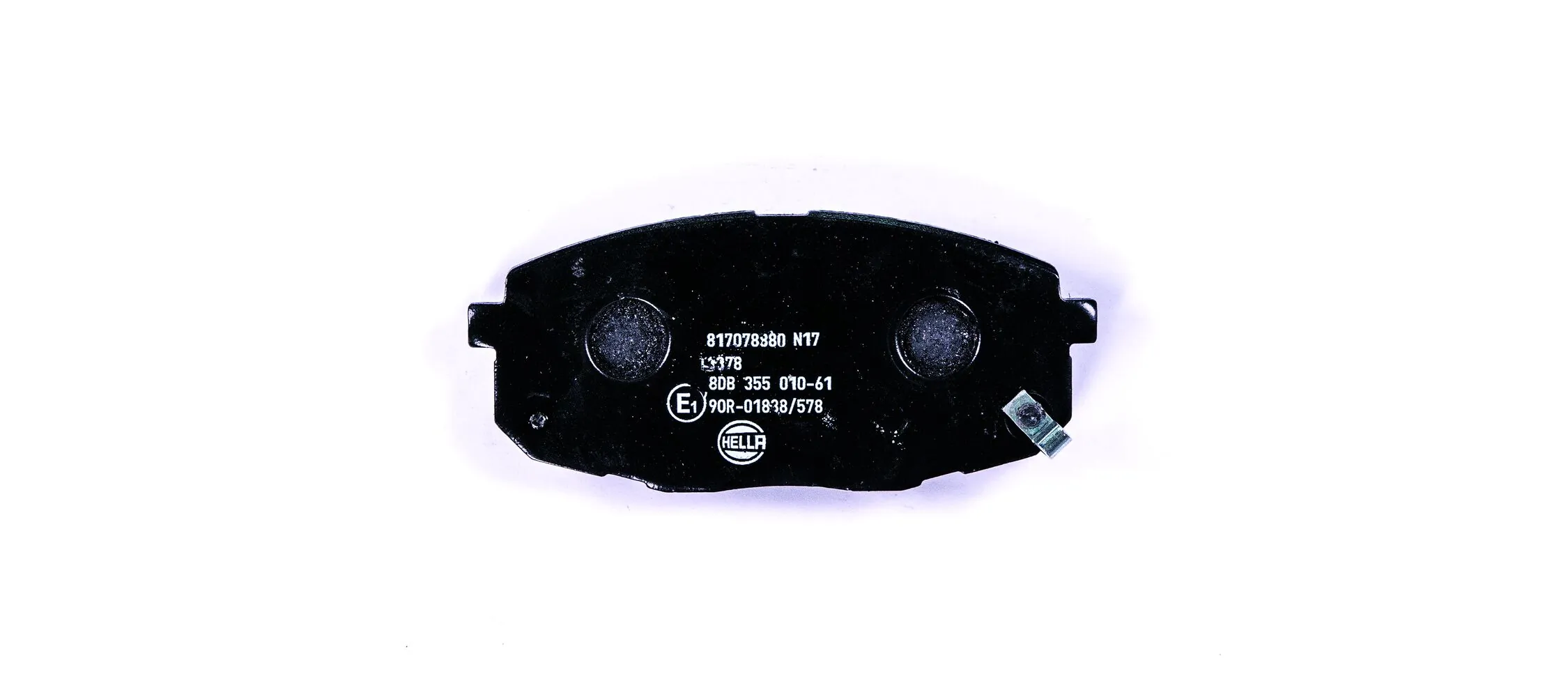 8DB355010611 HELLA Sapatas do freio dianteiras de disco