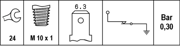 Compre 21919081 VAG Sensor de pressão de óleo