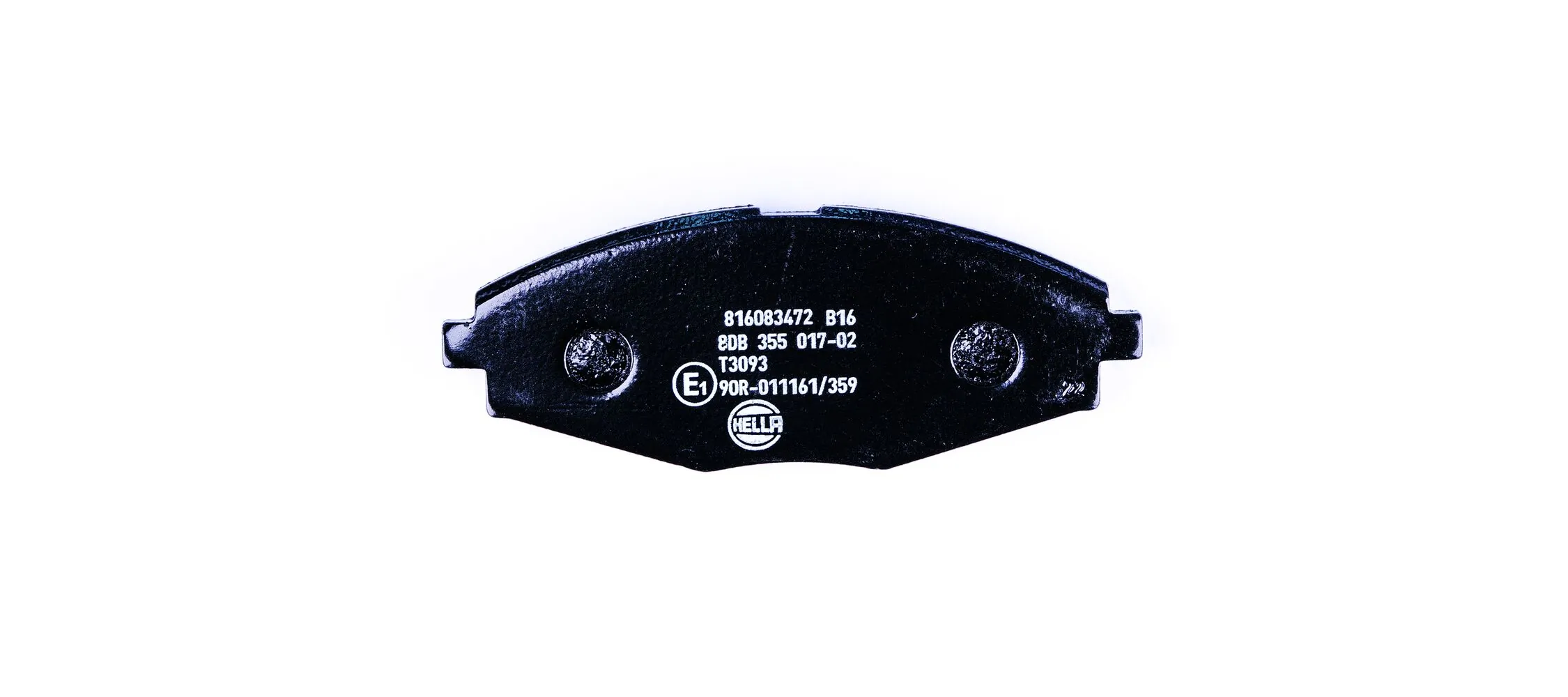 8DB355017021 HELLA Sapatas do freio dianteiras de disco