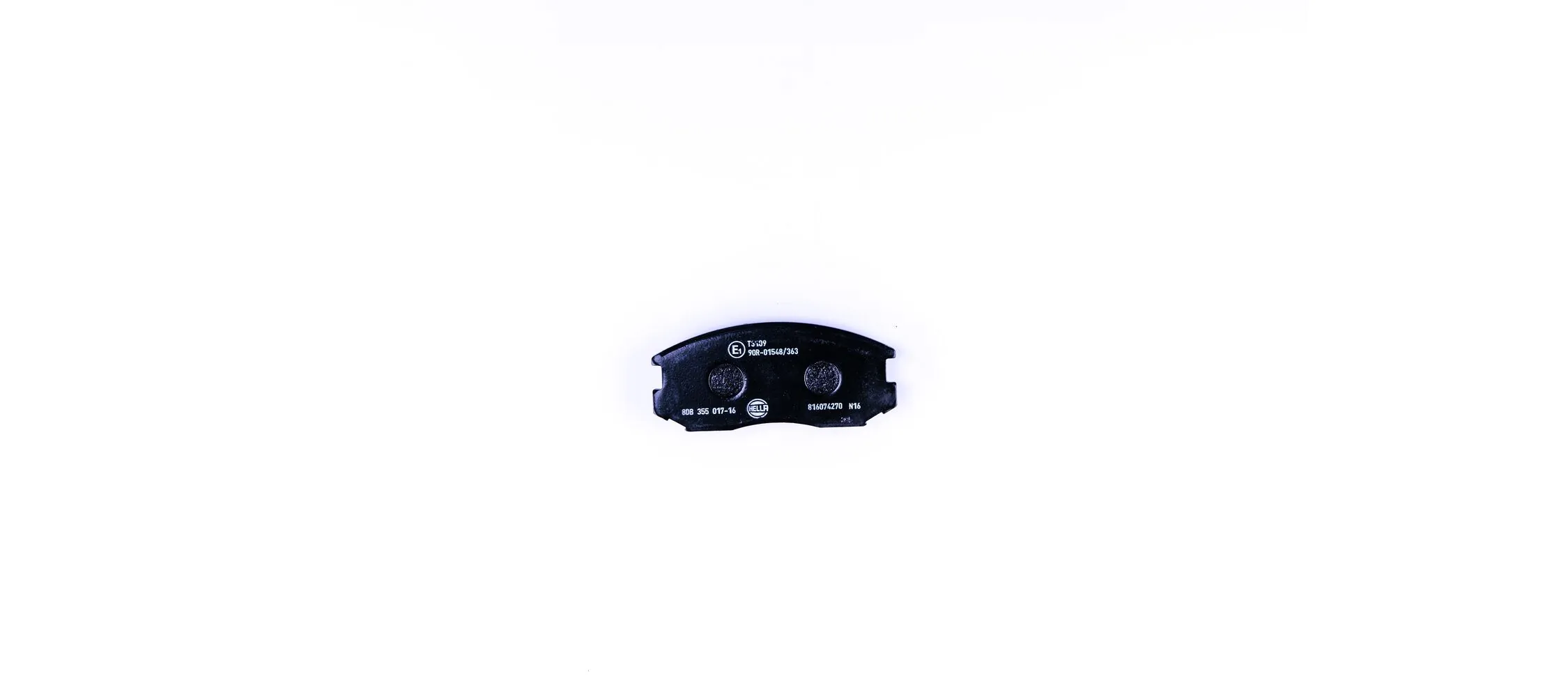 8DB355017161 HELLA Sapatas do freio dianteiras de disco