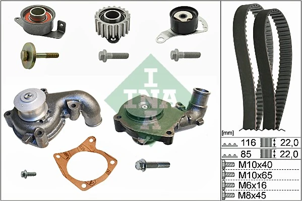 Correia do mecanismo de distribuição de gás, kit Continental/Siemens CT901WP1
