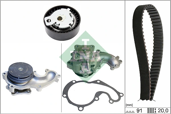 Correia do mecanismo de distribuição de gás, kit Triscan 8647160507 preço, a partir de 88,90 USD
