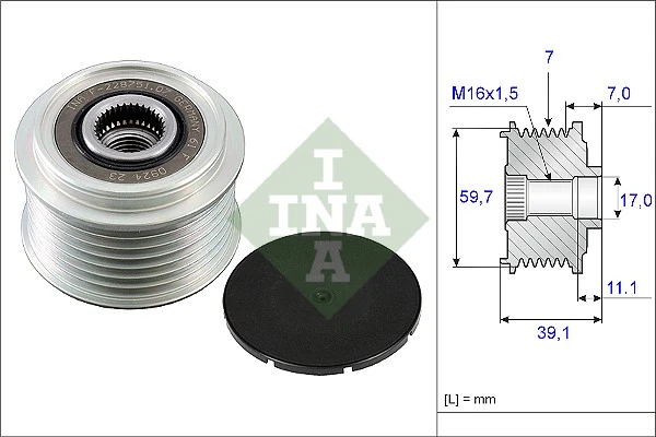 Polia do gerador para Nissan Patrol Y61