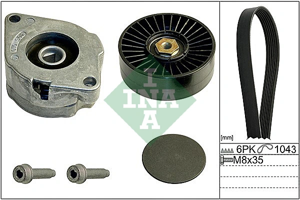 Correia dos conjuntos de transmissão, kit para Volkswagen Vento 1H2
