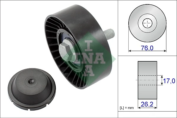 Rolo parasita da correia de transmissão Skoda Rapid  NH3, NK3, NK6 ao melhor preço