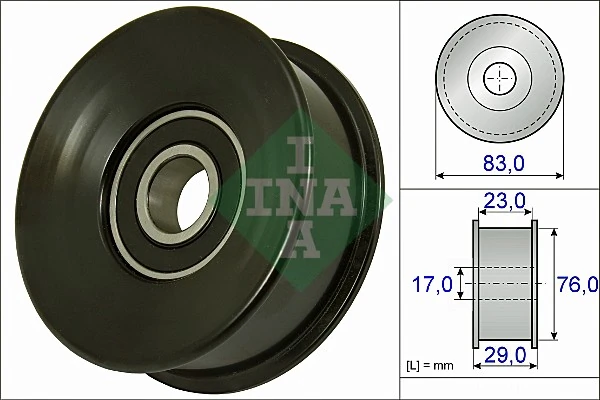 Rolo de reguladora de tensão da correia de transmissão Land Rover Range Rover III L322 ao melhor preço