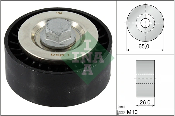 Rolo parasita da correia de transmissão 55577915 General Motors