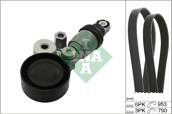 Correia dos conjuntos de transmissão, kit Mazda 2  DL, DJ ao melhor preço