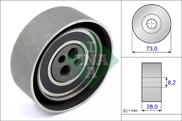 Rolo de reguladora de tensão da correia do mecanismo de distribuição de gás Audi A8 4D2, 4D8 ao melhor preço