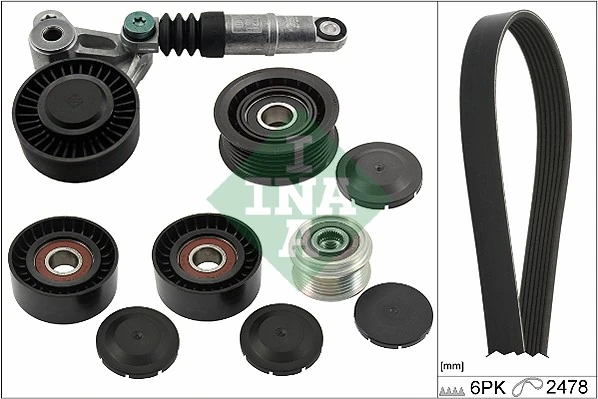 Correia dos conjuntos de transmissão, kit para Porsche Cayenne II 92A