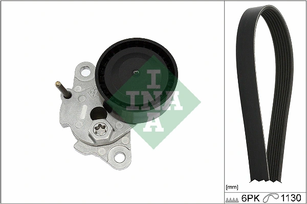 Correia dos conjuntos de transmissão, kit Audi A7 Sportback 4GA, 4GF