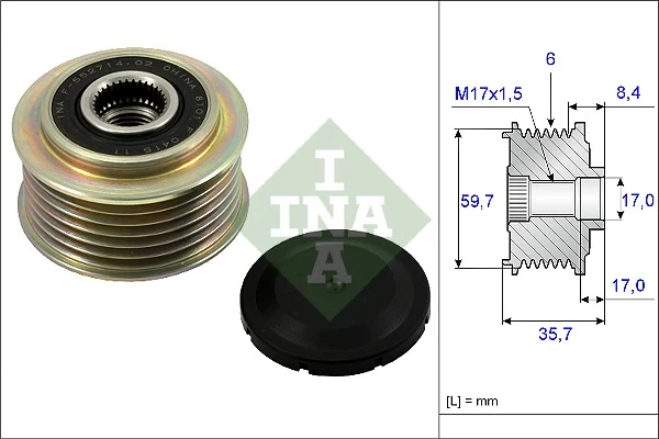 Polia do gerador para Mazda CX-7 ER