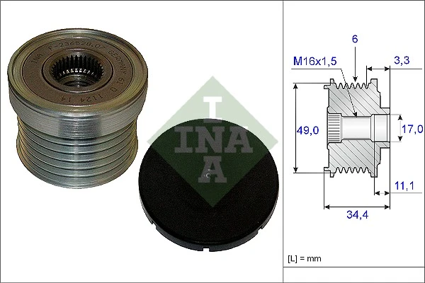 Polia do gerador para BMW 1 E81