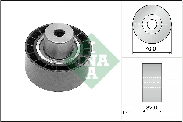  Rolo parasita da correia do mecanismo de distribuição de gás Rover 75 sedan (RJ) (1999 - 2005) 