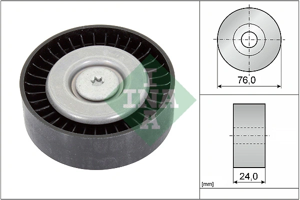Rolo parasita da correia de transmissão para Volvo XC90 