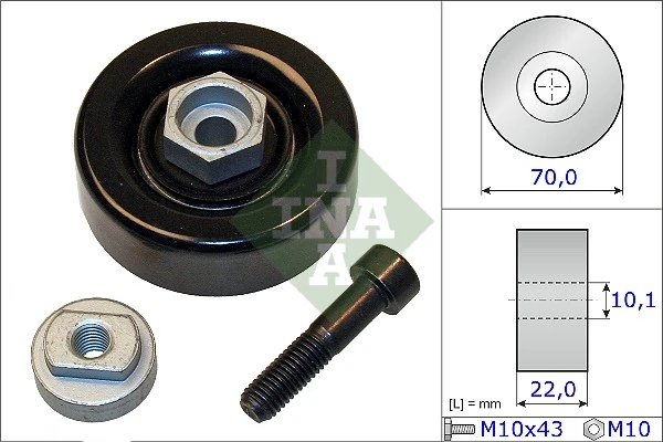 Rolo de reguladora de tensão da correia de transmissão Chevrolet Aveo  T250, T255 ao melhor preço