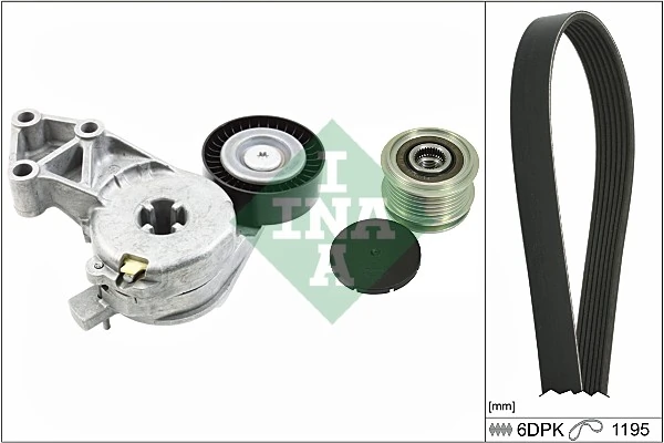 Correia dos conjuntos de transmissão, kit Peugeot/Citroen 1648205280