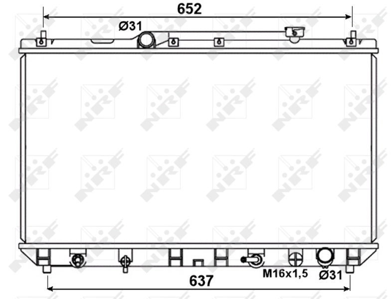 Radiador de esfriamento de motor Toyota Camry preço, a partir de 95,85 USD