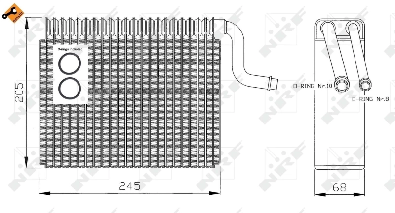 Vaporizador de aparelho de ar condicionado Opel Corsa preço, a partir de 64,63 USD