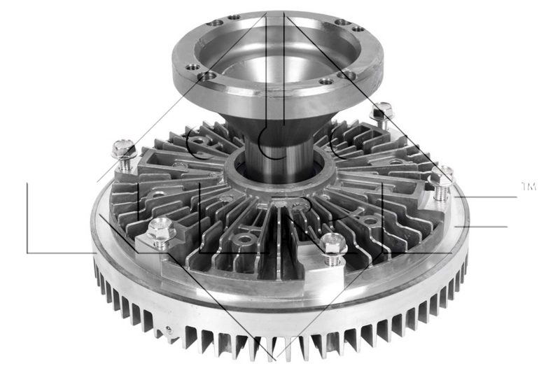 Acoplamento viscoso de ventilador de esfriamento NRF 49083 preço, a partir de 330,26 USD