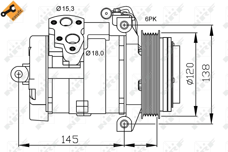 Compre 001230711180 Mercedes Compressor de aparelho de ar condicionado