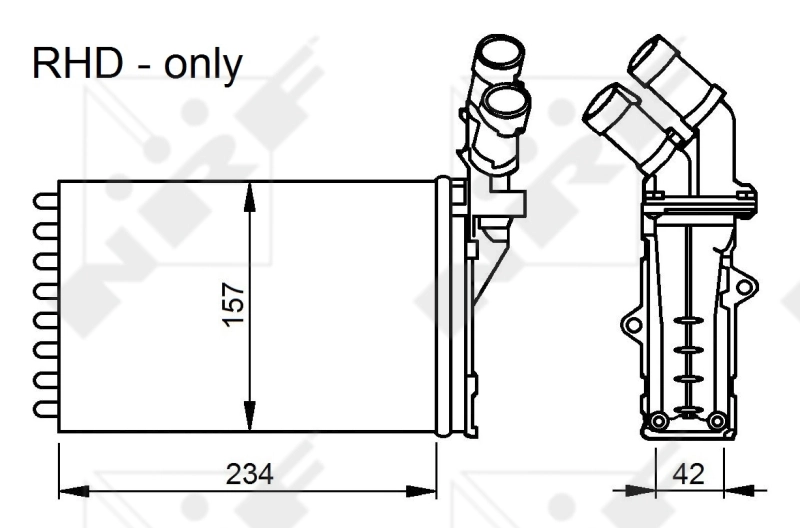 BR221 Magneti Marelli Radiador de forno (de aquecedor)