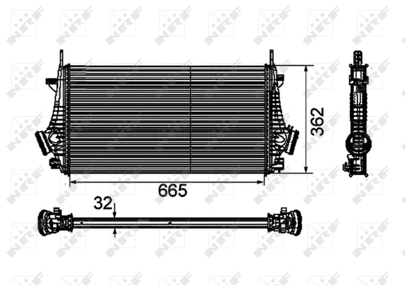 Radiador de intercooler Opel Insignia A G09