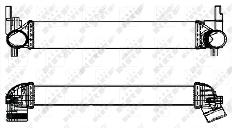 Radiador de intercooler 30253 NRF