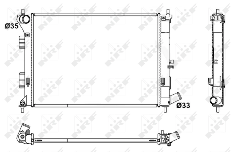 Compre Radiador de esfriamento de motor Hyundai Elantra 5