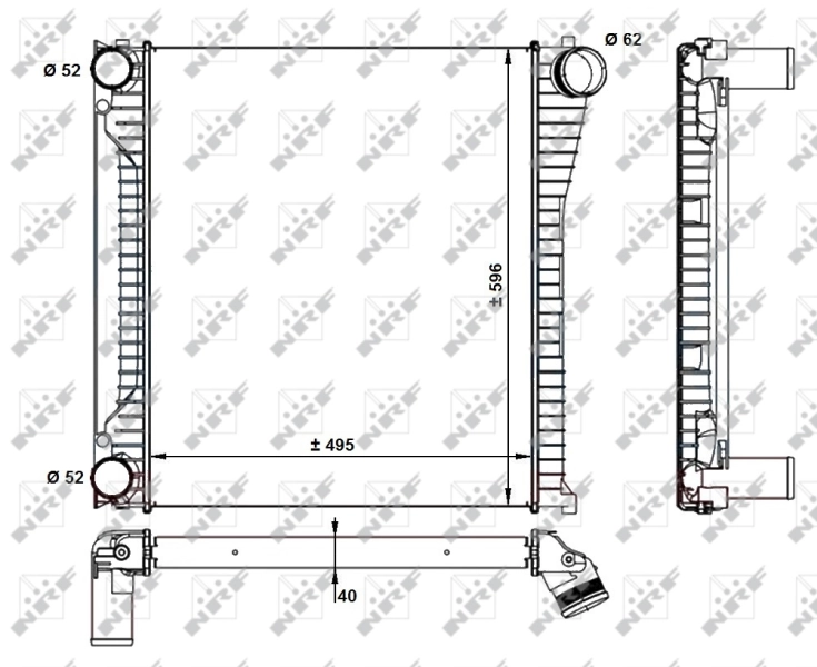 Compre Radiador de intercooler Land Rover Range Rover 3