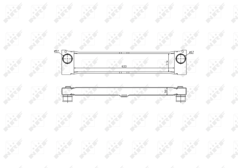 Radiador de intercooler Mercedes Vito II 639