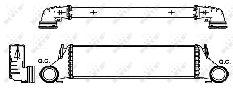 CI361000P Mahle Original Radiador de intercooler