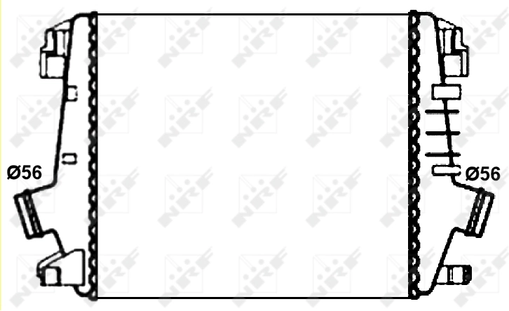 Radiador de intercooler NRF 30272