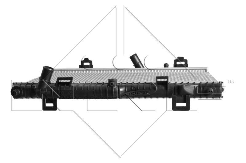 Radiador de esfriamento de motor NRF 53044 preço, a partir de 83,65 USD