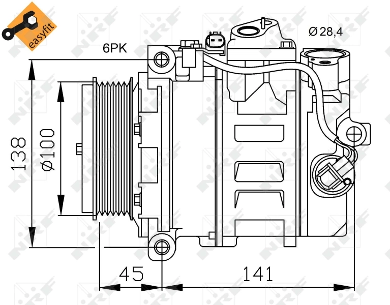 Compre 32256 NRF Compressor de aparelho de ar condicionado