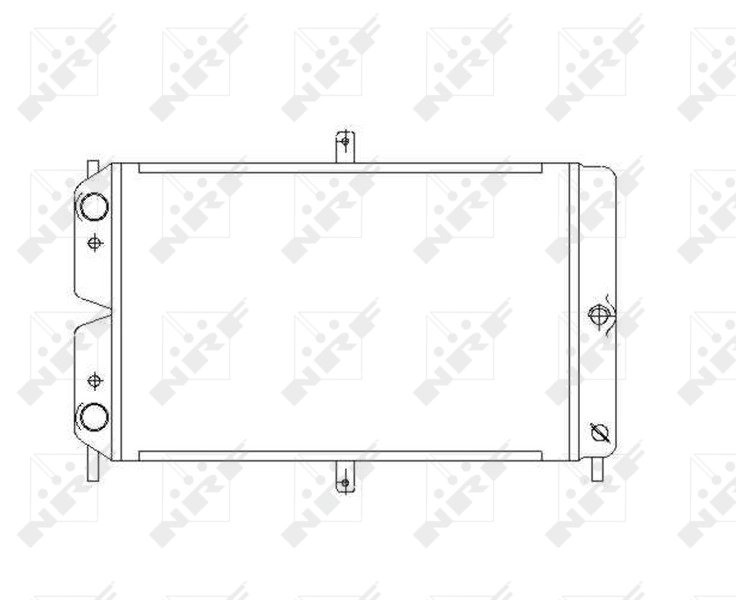 Radiador de esfriamento de motor Polcar 4401081