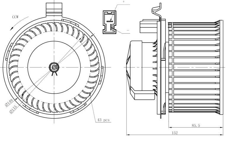 Compre Motor de ventilador de forno (de aquecedor de salão) Nissan Tiida 